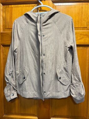 Staccato Taupe Utility Hooded Jacket